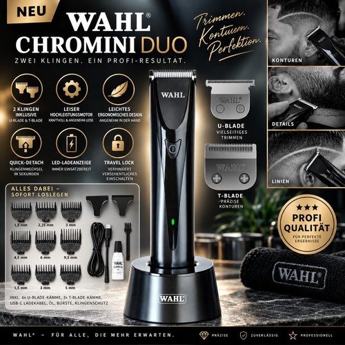 Wahl chromini duo profi - wahl, akku