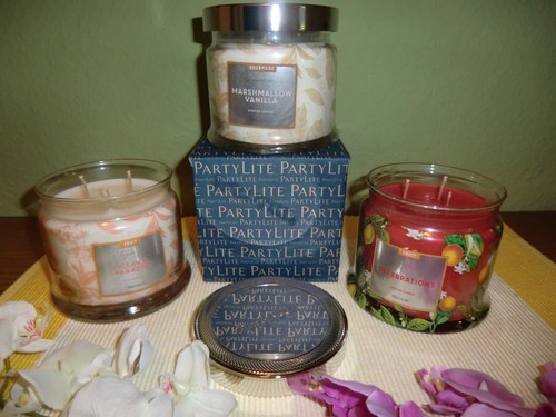 Partylite docht kerze - partylite, 3-docht