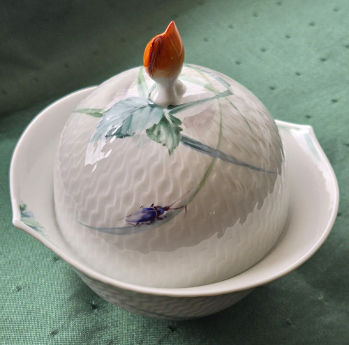 Meissen waldflora zuckerdose - meissen,